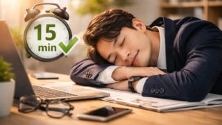 昼寝 短時間 効果 仕事効率