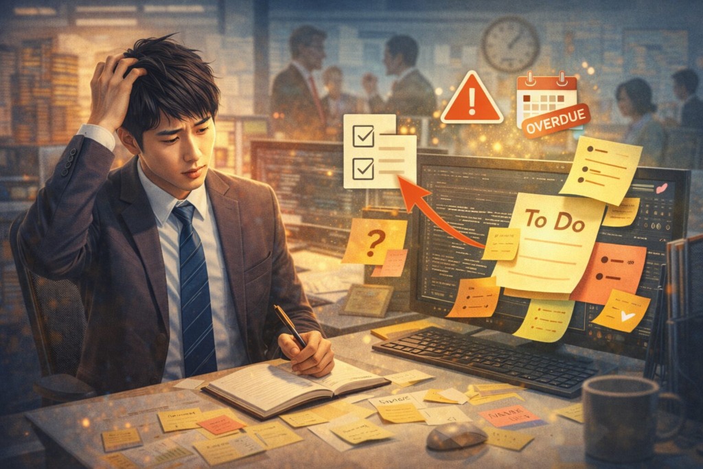 新入社員 タスク管理 抜ける SE