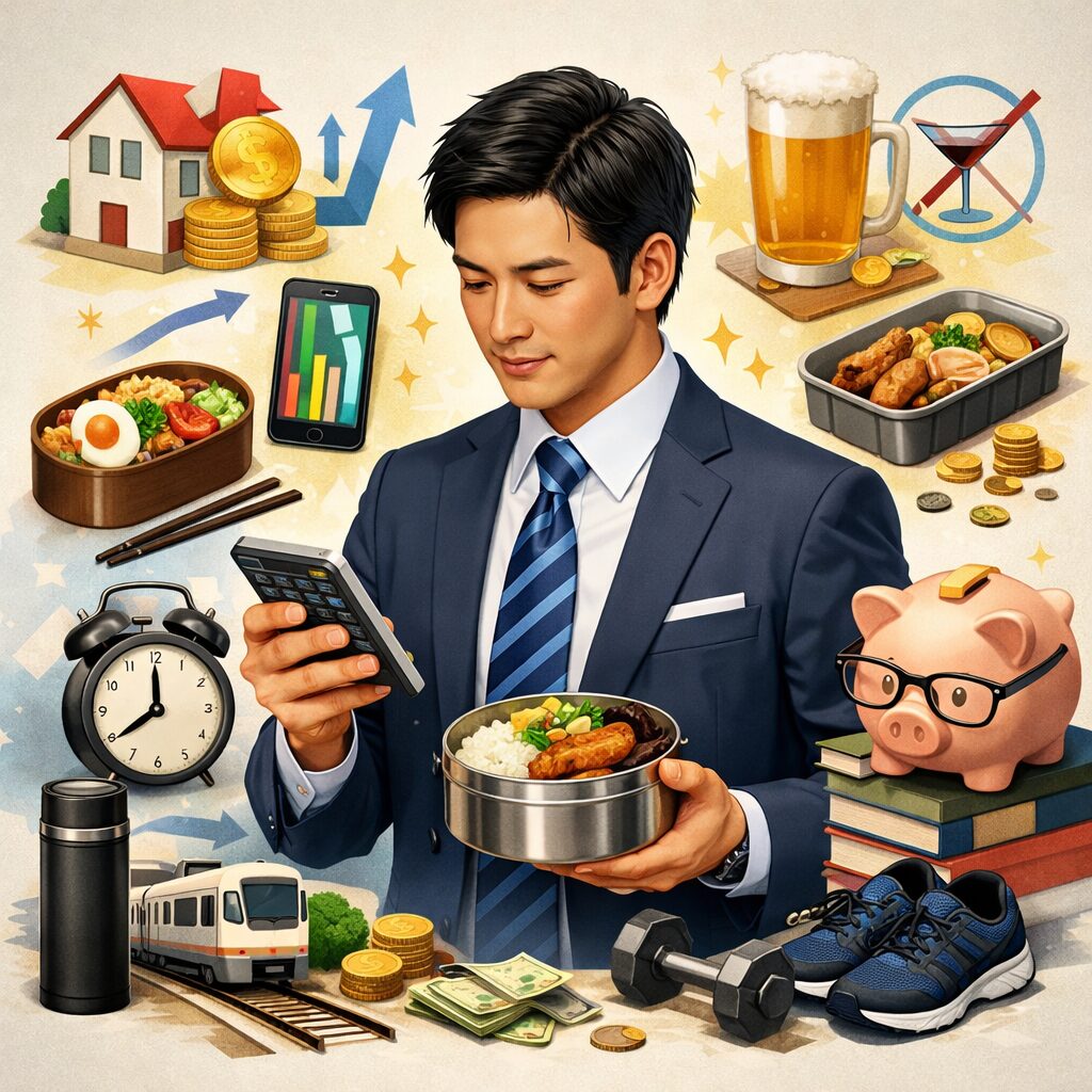 サラリーマン 平日 節約