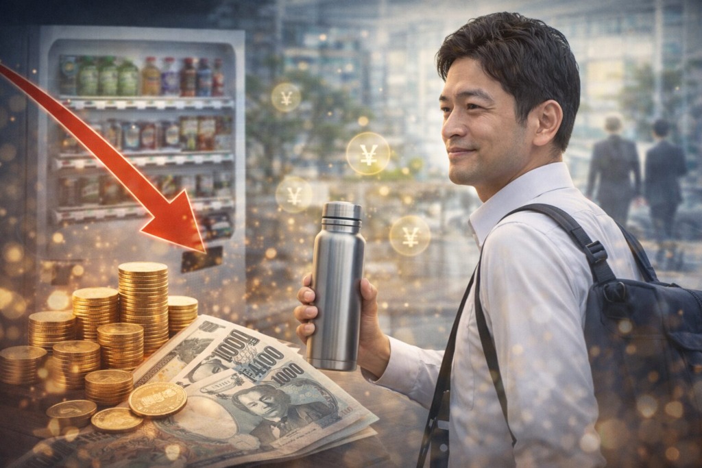 水筒生活 節約 サラリーマン